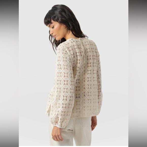 Saint + Sofia US 12 Sadie Blouse, Cream - Picture 10 of 10